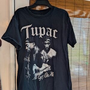 Tupac Graphic Tee - Black
